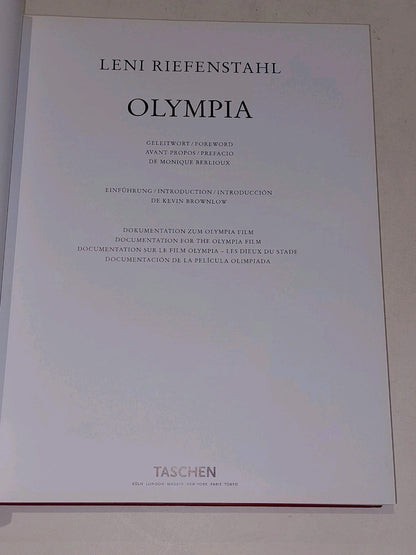Olympia by Leni Riefenstahl [Taschen] 2002 large Hb book3