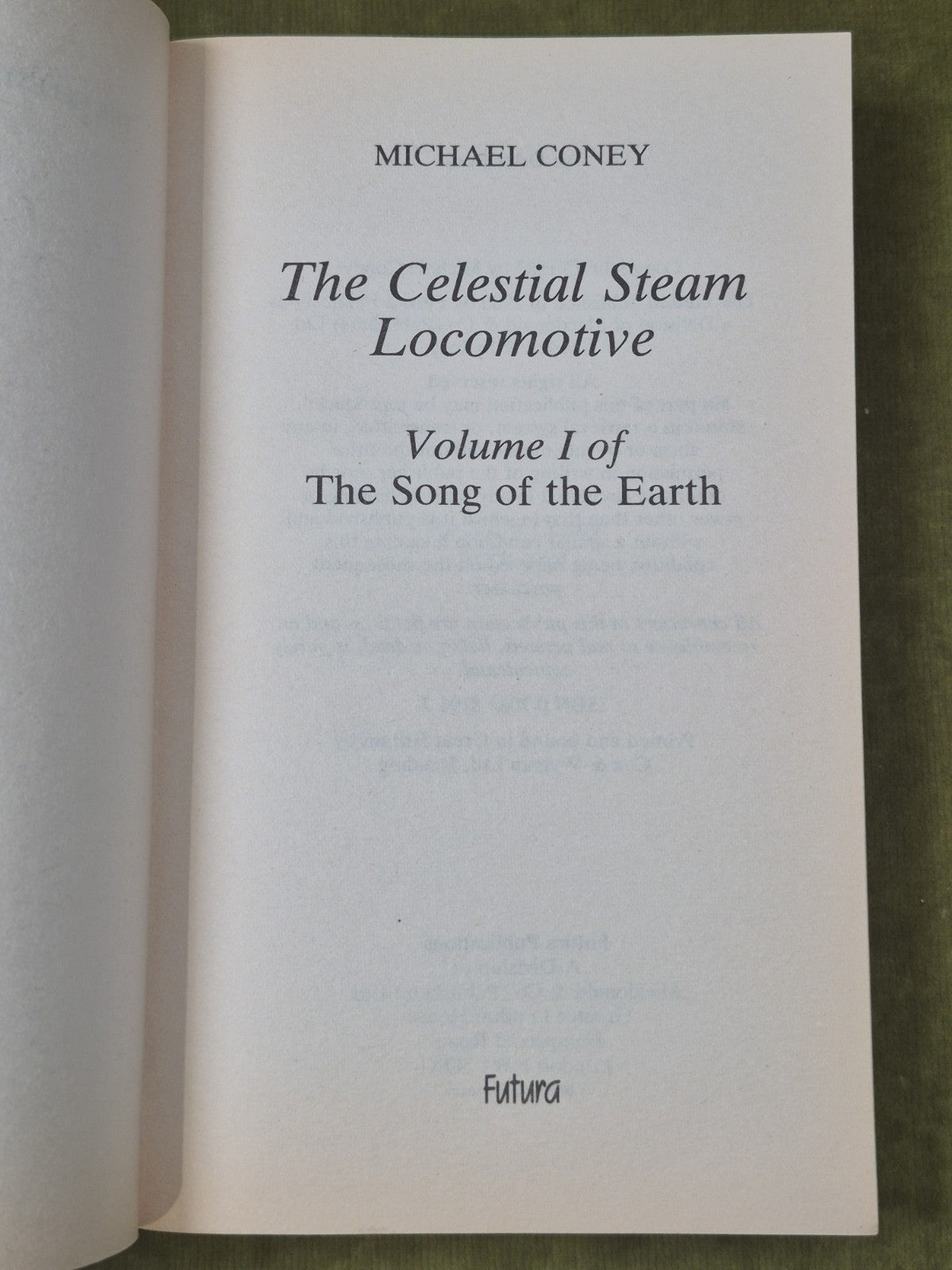 Michael Coney The Song of Earth Trilogy First Orbit Editions Paperback4