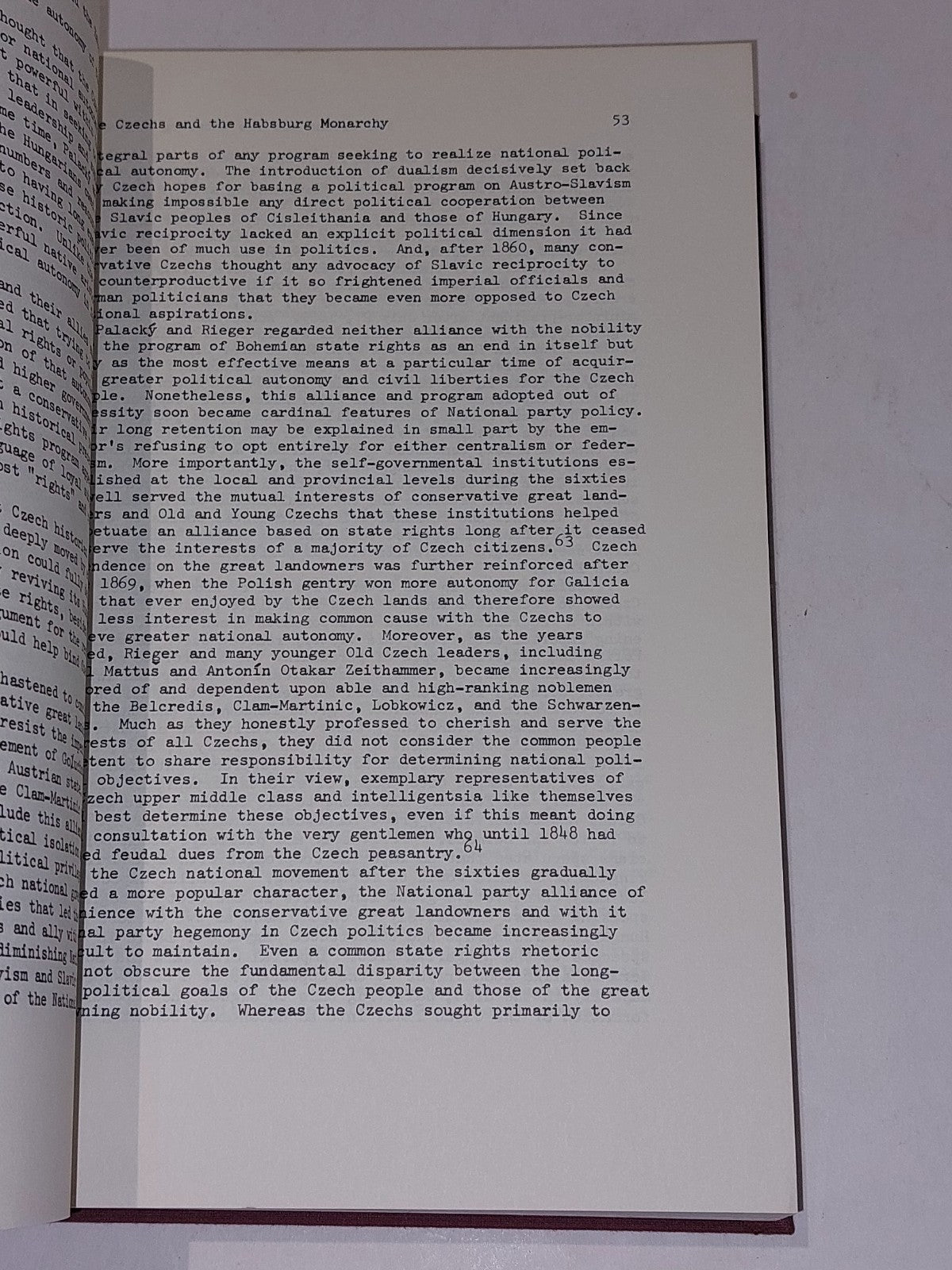 Young Czech Party 18741901 & The Emergence of a MultiParty System  B Garver 4