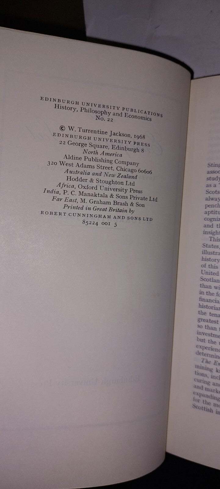 The Enterprising Scot,  W. Turrentine Jackson. 1st Edition, Luxury Fine Binding.5