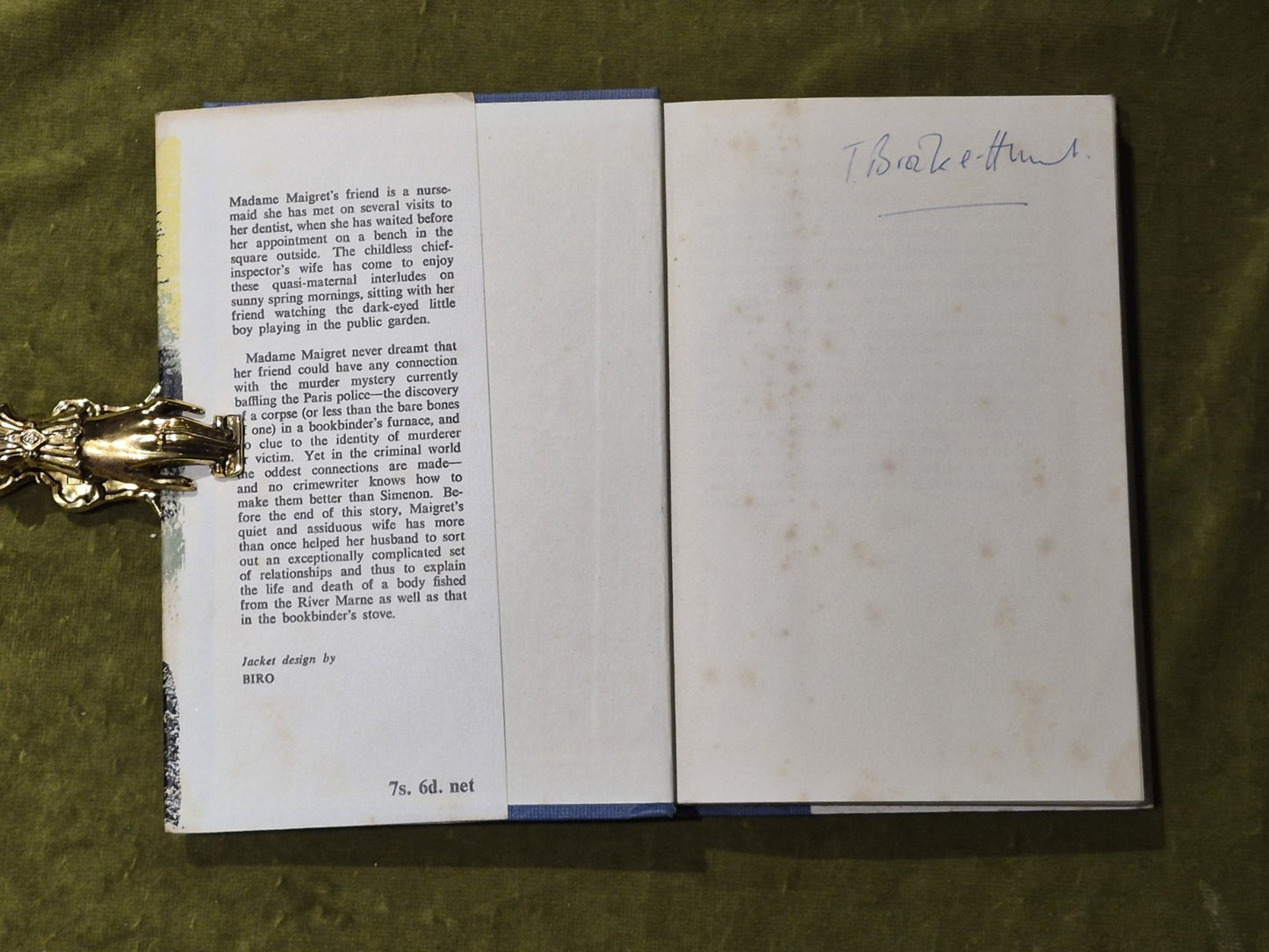 Georges SIMENON / Madame Maigret's Friend Translated from the French 1st Edition4