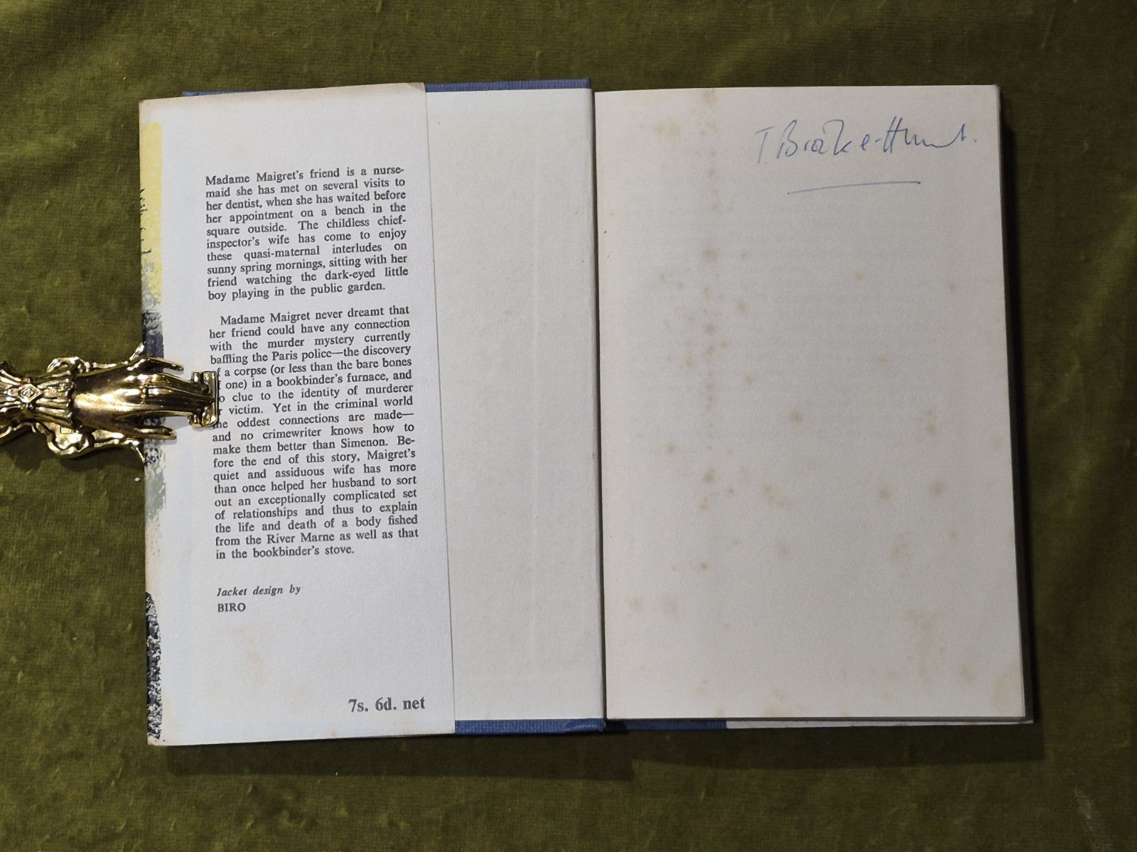 Georges SIMENON / Madame Maigret's Friend Translated from the French 1st Edition4