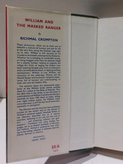 1966 William and the Masked Ranger Richmal Crompton 1st4