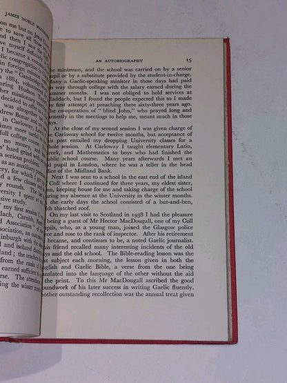 Rev. James Noble MacKenzie : An Autobiography - The Mission To Lepers Hb 3