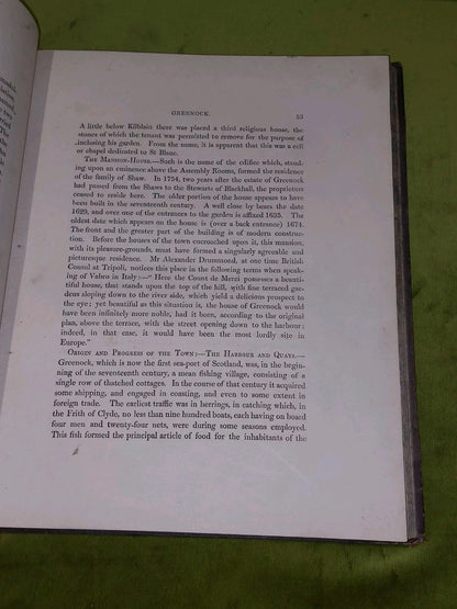 Views In Renfrewshire By Philip A. Ramsay (1839) Large Hb Book7
