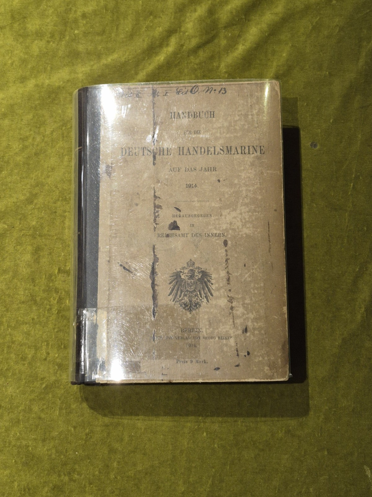 Handbuch Fur Die Deutsche Handelsmarine0