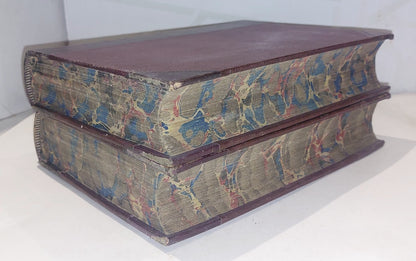 Book of Days : A Miscellany  (1863) Antique Thick [Volume 1 & 2] Hb Set8