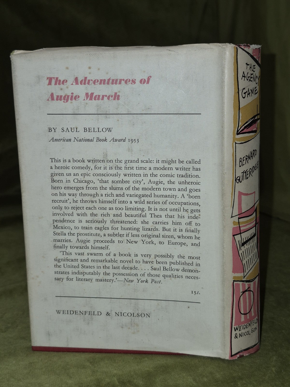 The Agency Game. Bernard Gutteridge. 1st edition 1954 HB DJ1