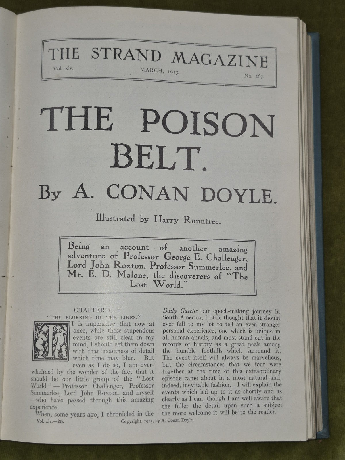 Strand Magazine 1913 Jan June Vol 45 Conan Doyle Nesbit Original Binding5