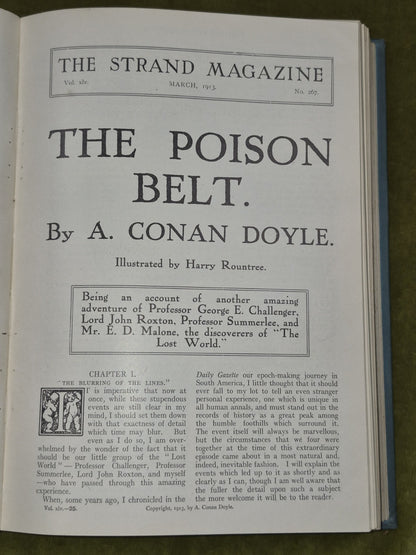 Strand Magazine 1913 Jan June Vol 45 Conan Doyle Nesbit Original Binding5
