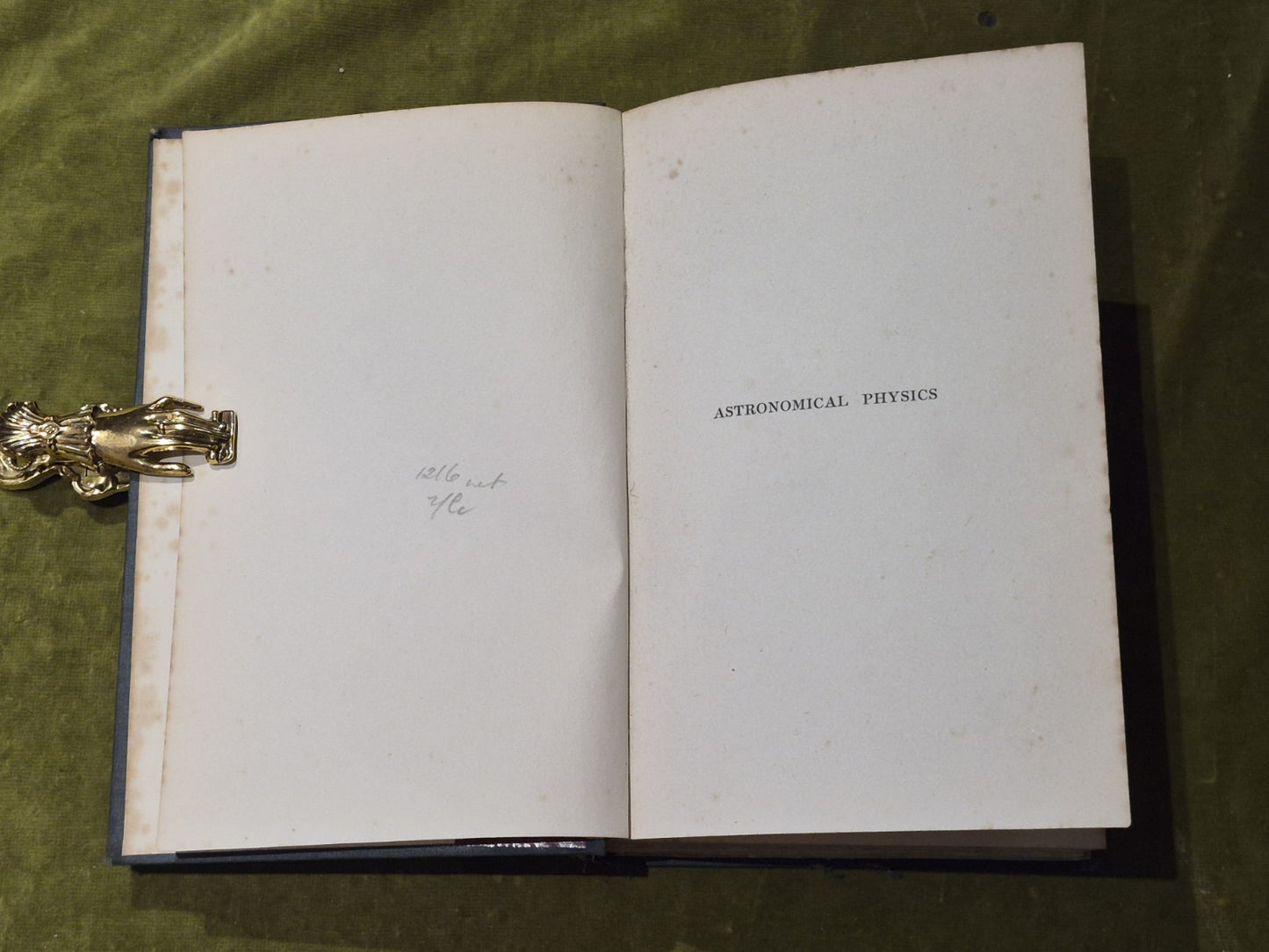 Astronomical Physics By F.J.M. Stratton ~ Methuen & Co. London, 1st Edition 19254
