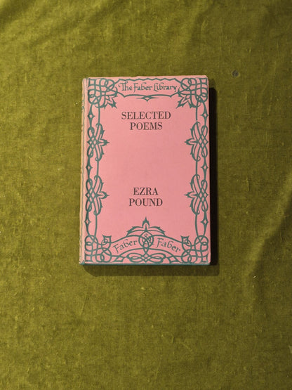 Selected Poems by Ezra Pound , Faber & Faber 1935 Early New Edition HB DJ0