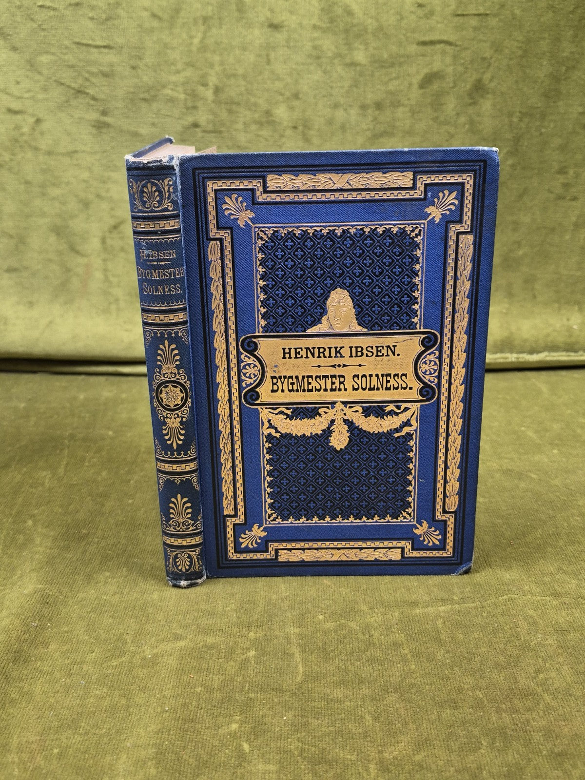 Bygmester Solness: Skuespil I Tre A - Henrik Ibsen , Kobenhavn 1892 1st Gilt HB0