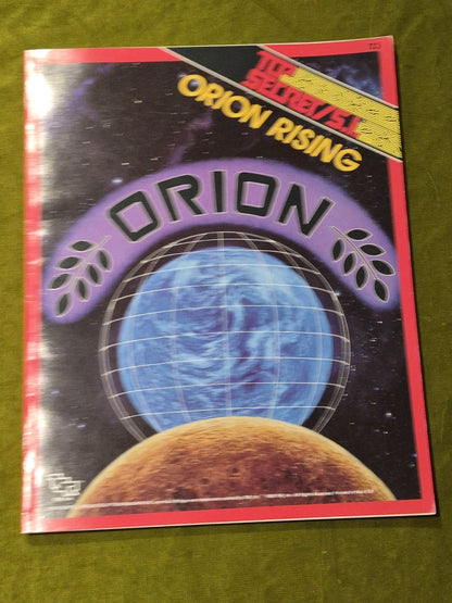 TSR ORION RISING TOP SECRET / S.I. Espionage Module Adventure TSR Game0