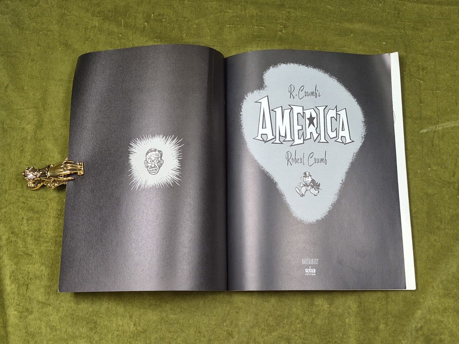 R. Crumb's America by Robert Crumb , Knockabout 1994 Paperback3