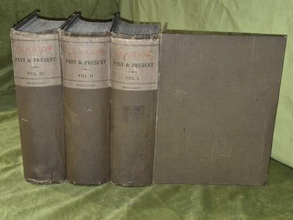 GLASGOW Past & Present - Vol 1-3 - David Robertson & Co 1884 Limited Ed. 271/5001