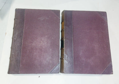 Book of Days : A Miscellany  (1863) Antique Thick [Volume 1 & 2] Hb Set2