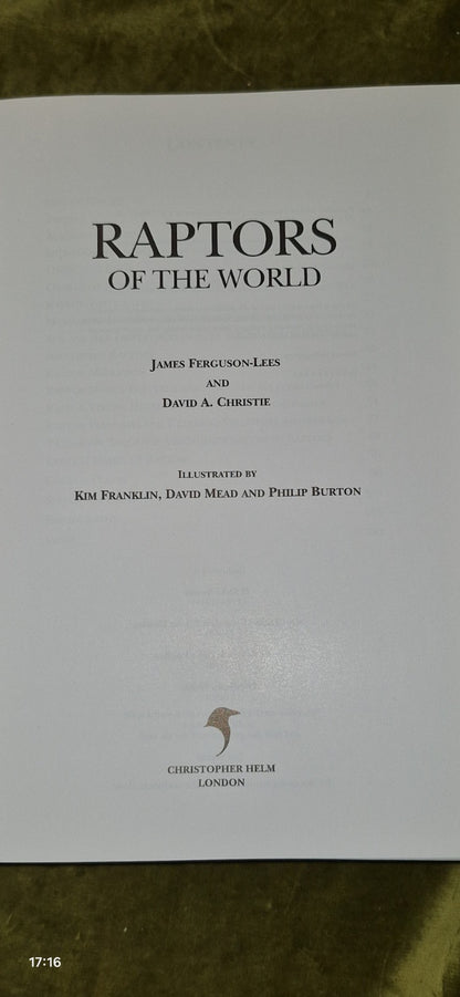 Raptors of the World (2001) James Ferguson-Lees David A. Christie4