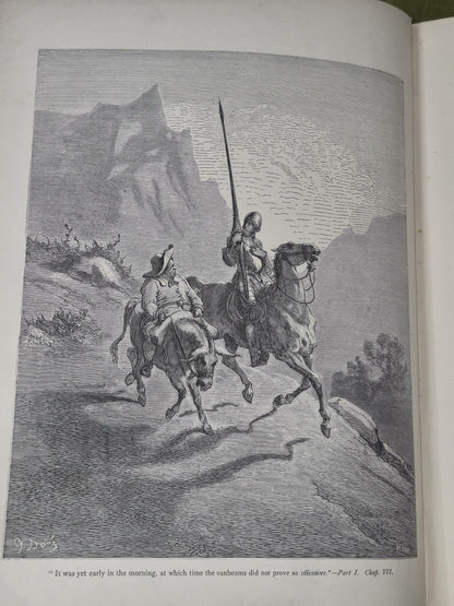 The History of Don Quixote Cervantes, Edited By Clark, Gustave Dore, c.18804