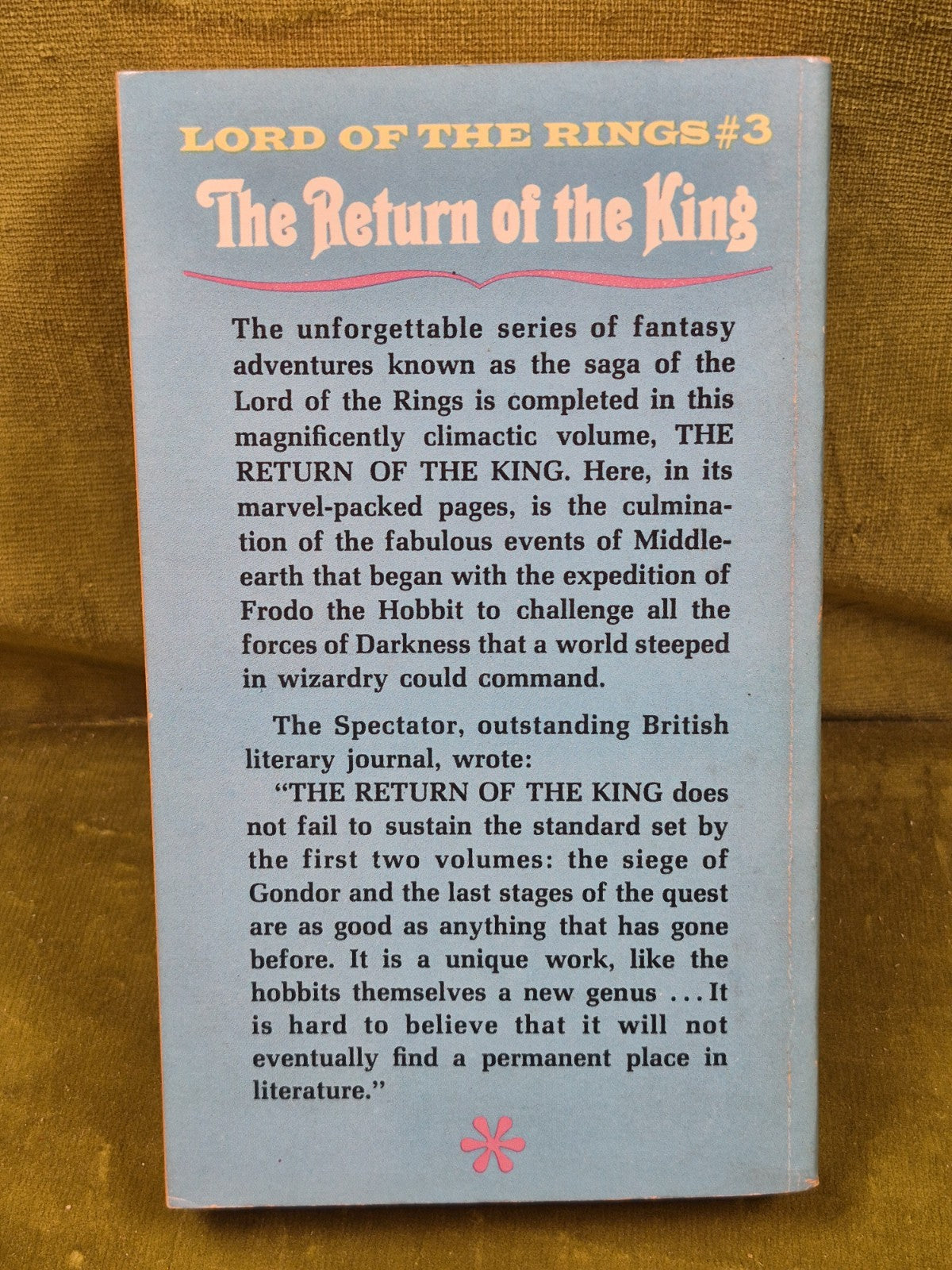 The Return of the King Ace Books 1965 Unauthorised Tolkien1