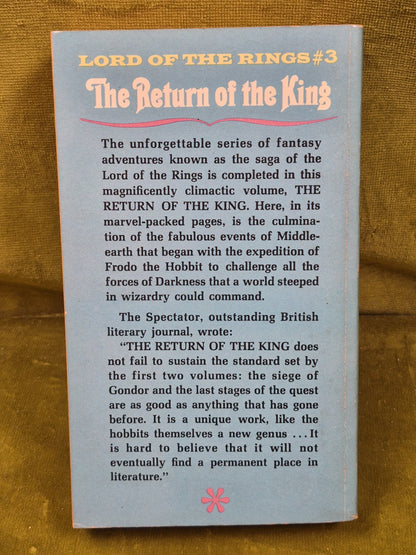 The Return of the King Ace Books 1965 Unauthorised Tolkien1