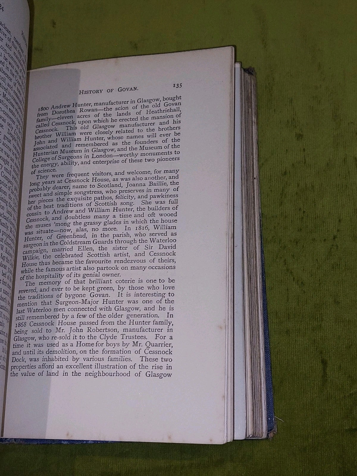 The History Of Govan Burgh And Parish By T C F Brotchie (1905) [John Cossar] Hb7
