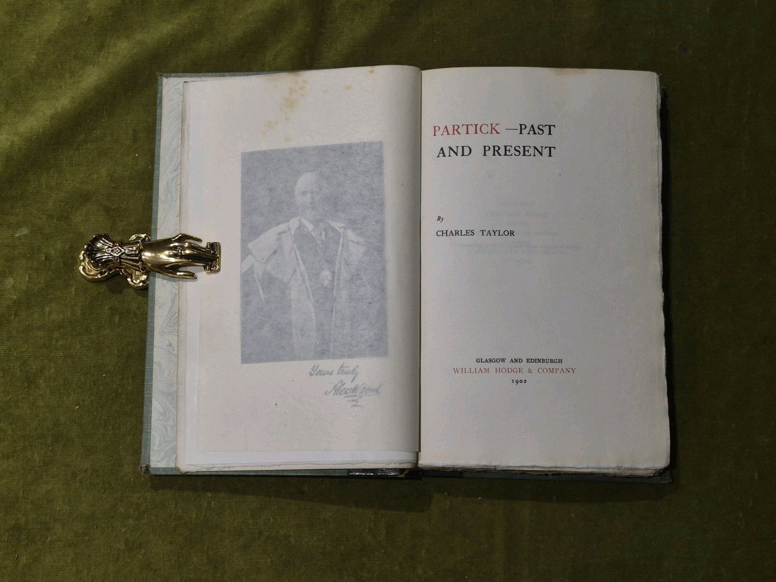 Partick : Past and Present - Charles Taylor , William Hodge 1902 1st Limited Ed7