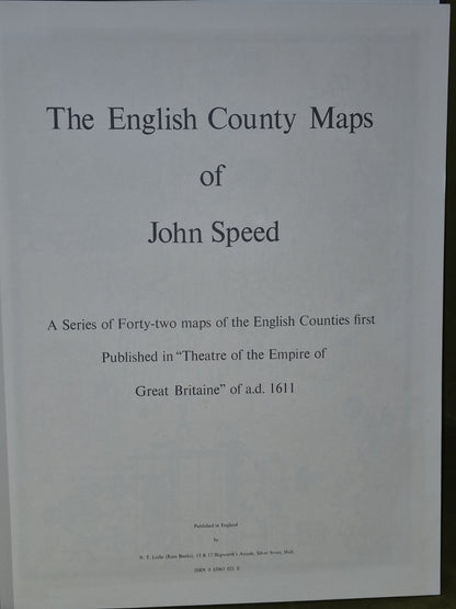 The English County Maps of John Speed 1611 (1975) N. T. Leslie3