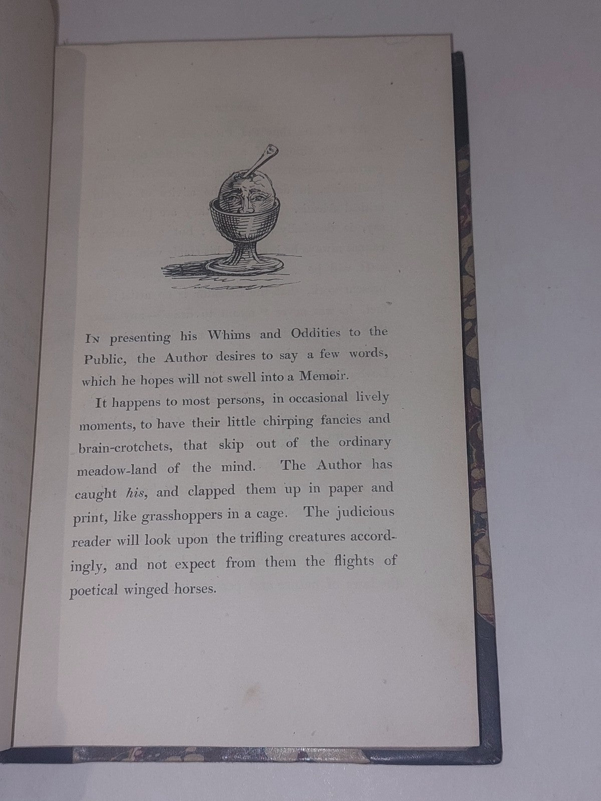 Whims and oddities : in prose & verse - Thomas Hood 2nd Ed Quarter Leather 18273