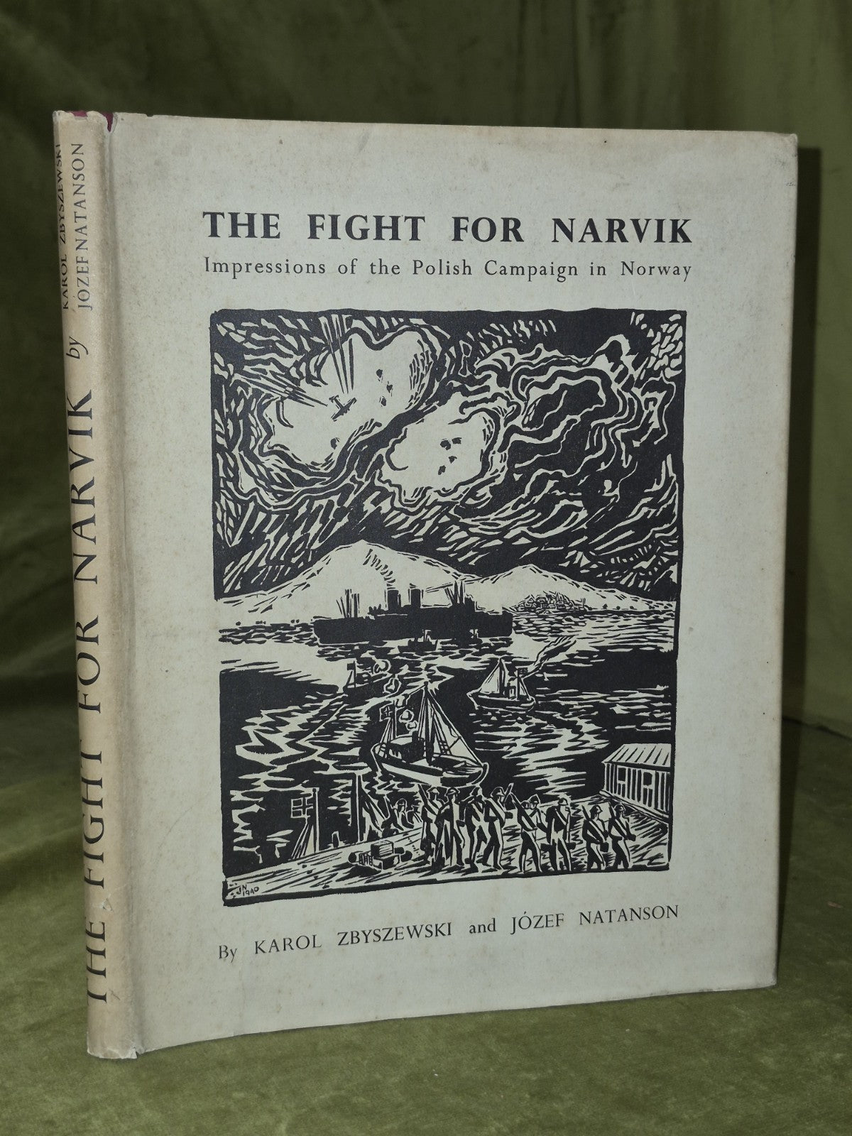 1940 Karol Zbyszewski The Fight for Narvik Illus Jozef Natanson First Edition0