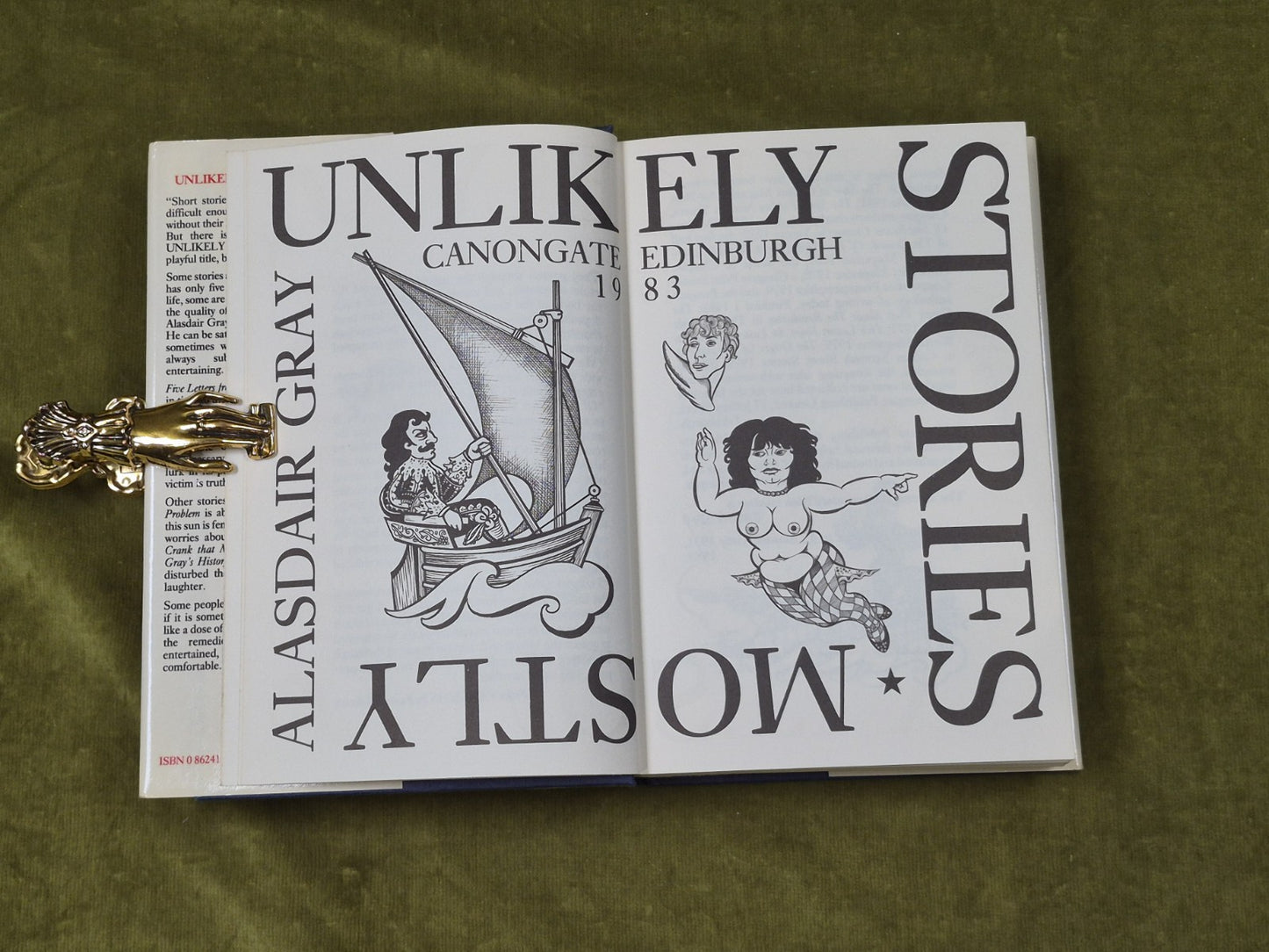 Unlikely Stories, Mostly - Alasdair Gray , Canongate 1983 1s HB DJ6