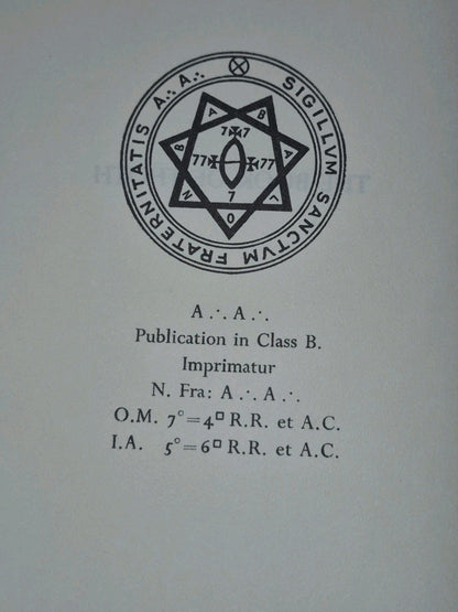 Aleister CROWLEY. The Book of Thoth. (Samuel Weiser, 1982)3
