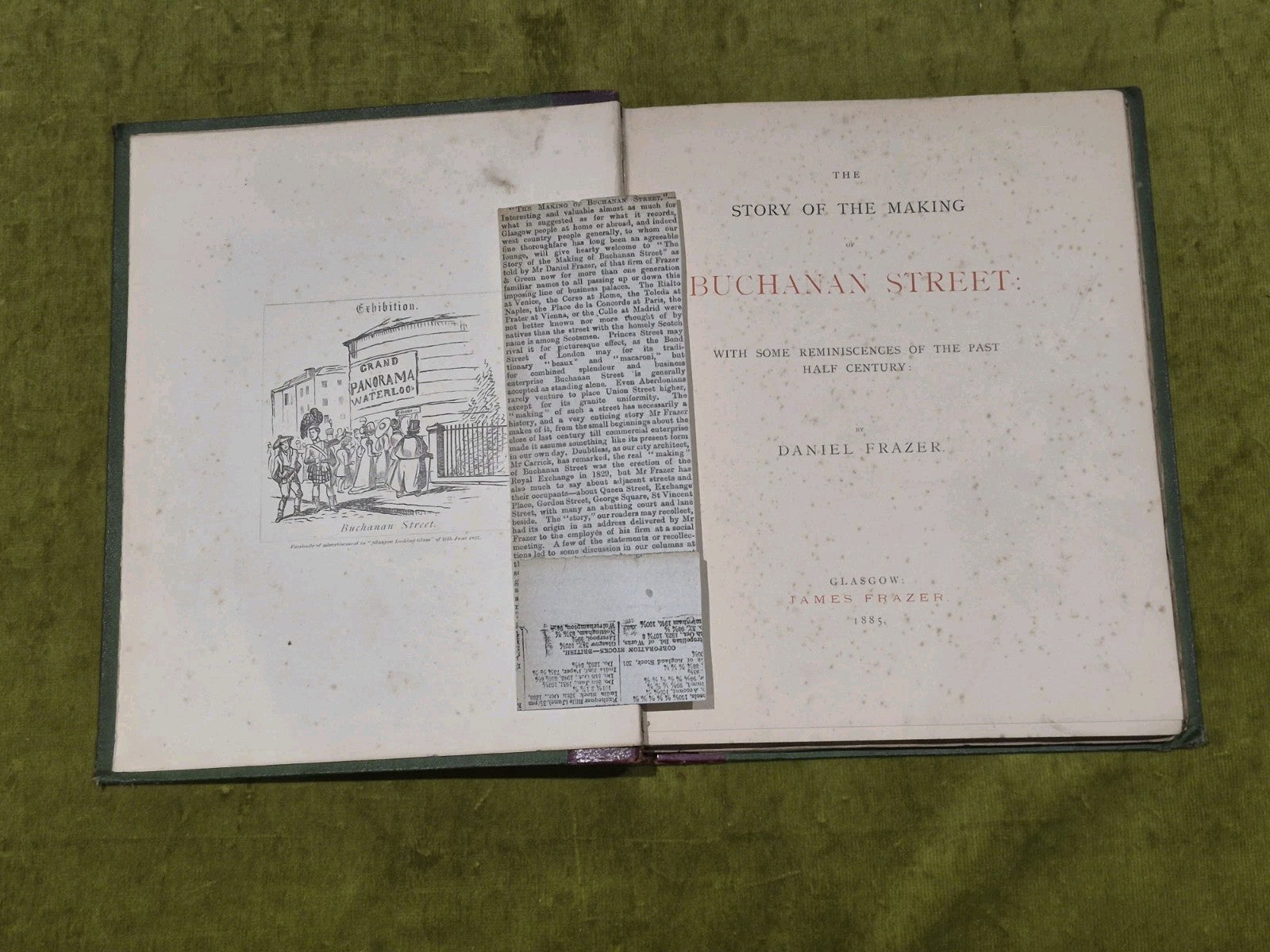 The Story of The Making of Buchanan Street (Glasgow) 1885 Daniel Frazer4
