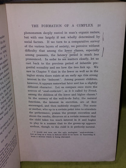 MALINOWSKI, BRONISLAW  Sex and repression in savage society 1927 Hardcover 1st.5