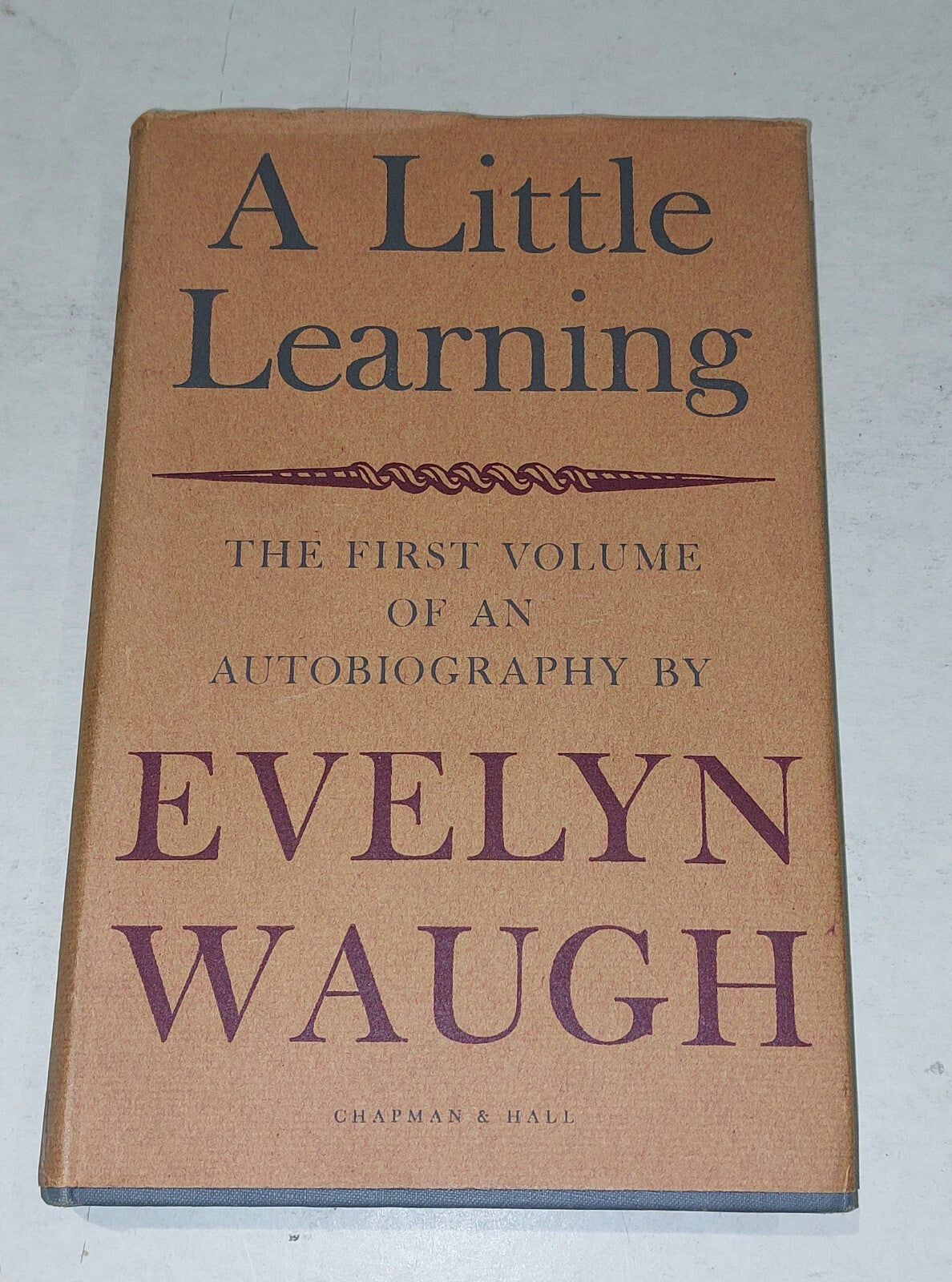 A Little Learning by Evelyn Waugh First Edition 1964 HB DJ0