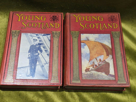 Young Scotland, Pimgrim Press. Annual Volumes 1 &2 hardcover0
