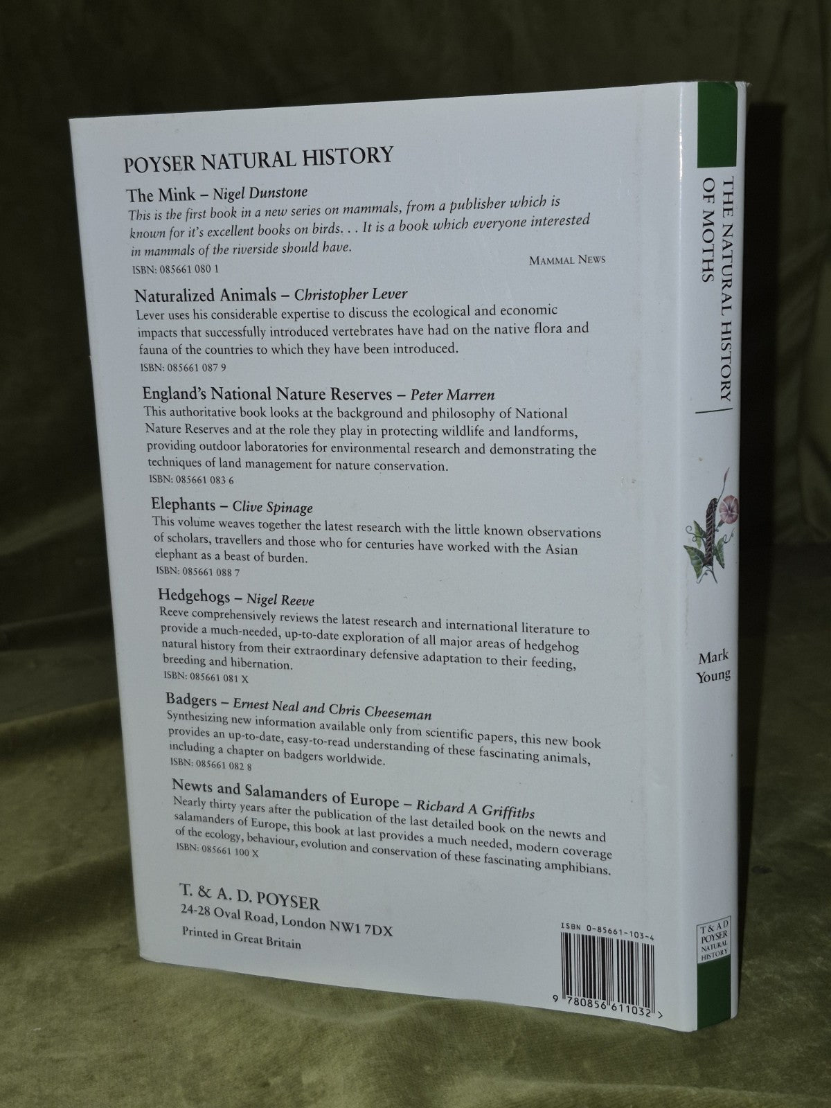 The Natural History of Moths (1997) Mark Young1