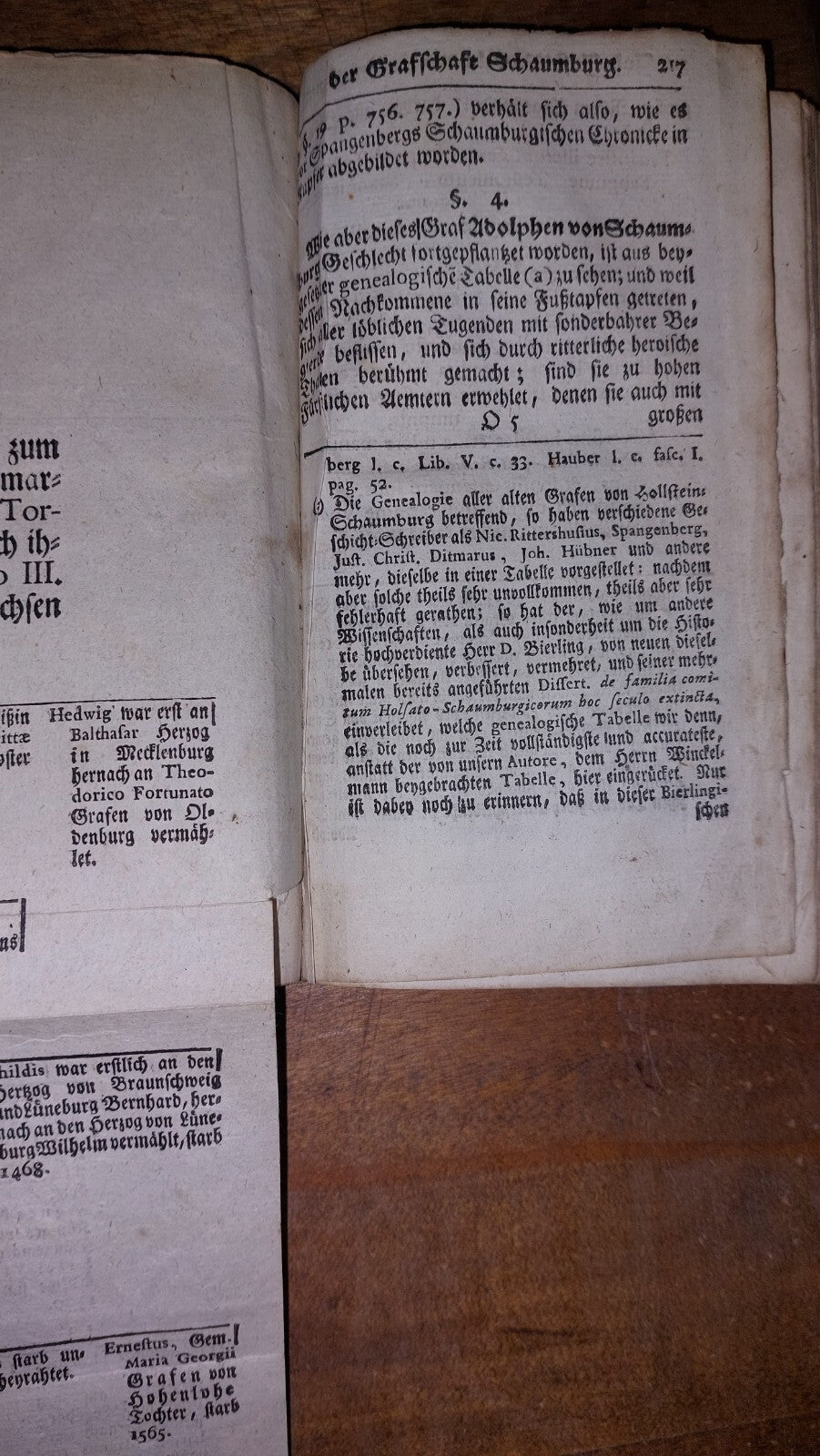 Sammlung  Historie  Schaumburg 1751 German Book, Collection Of 4 In 1 Binding 18