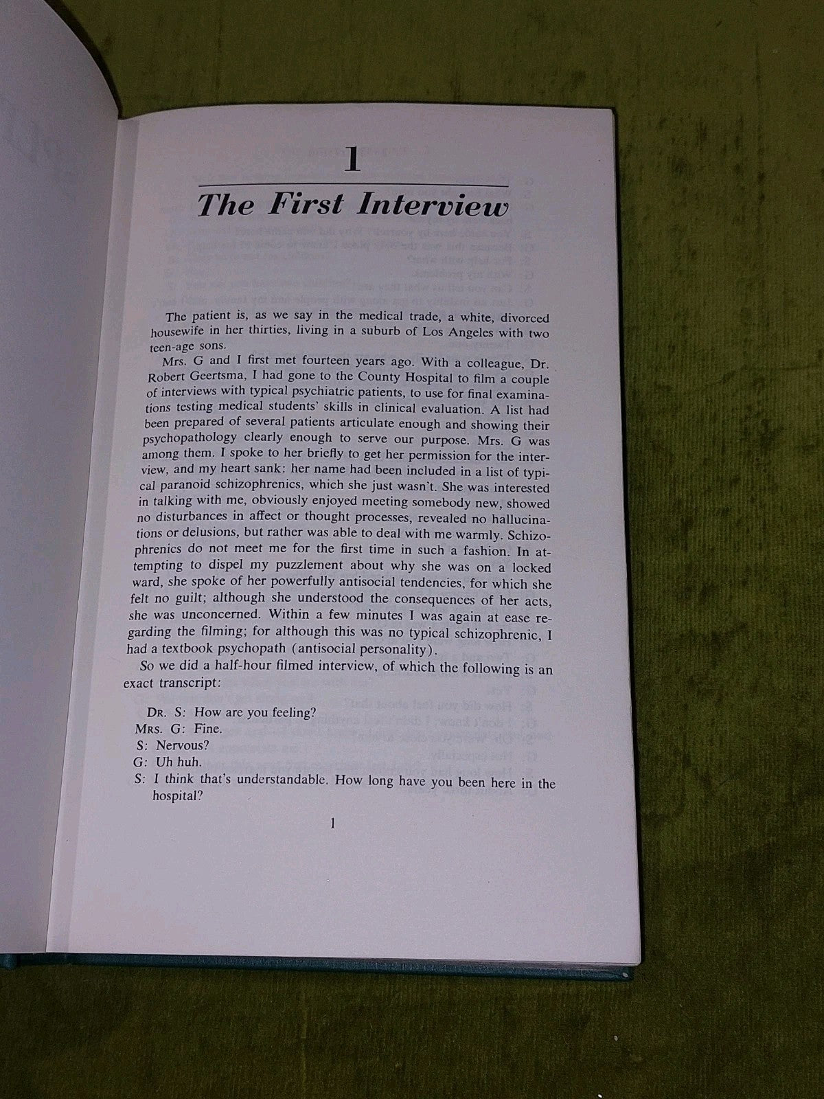 Splitting: A case of female masculinity, Robert J. Stoller (1974)5