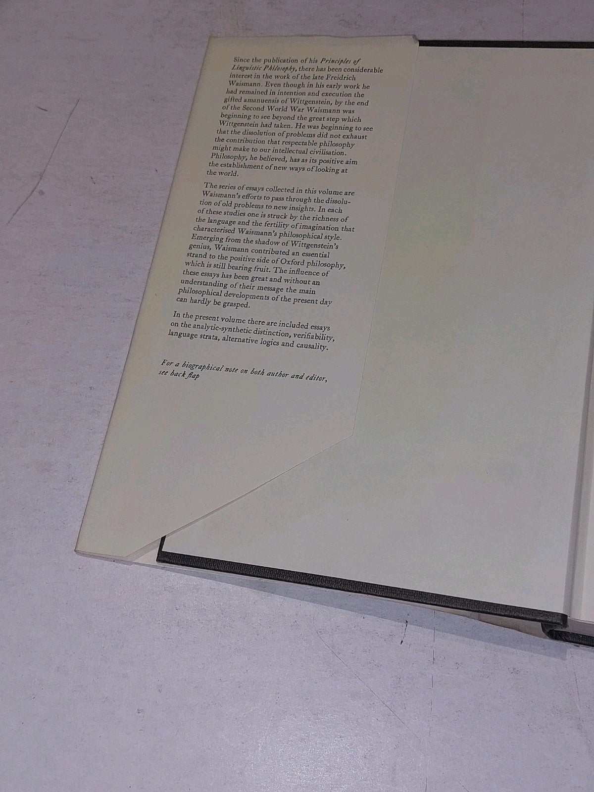 How I See Philosophy - F. Waismann & R. Harre (1968) Hb Book With Dj2