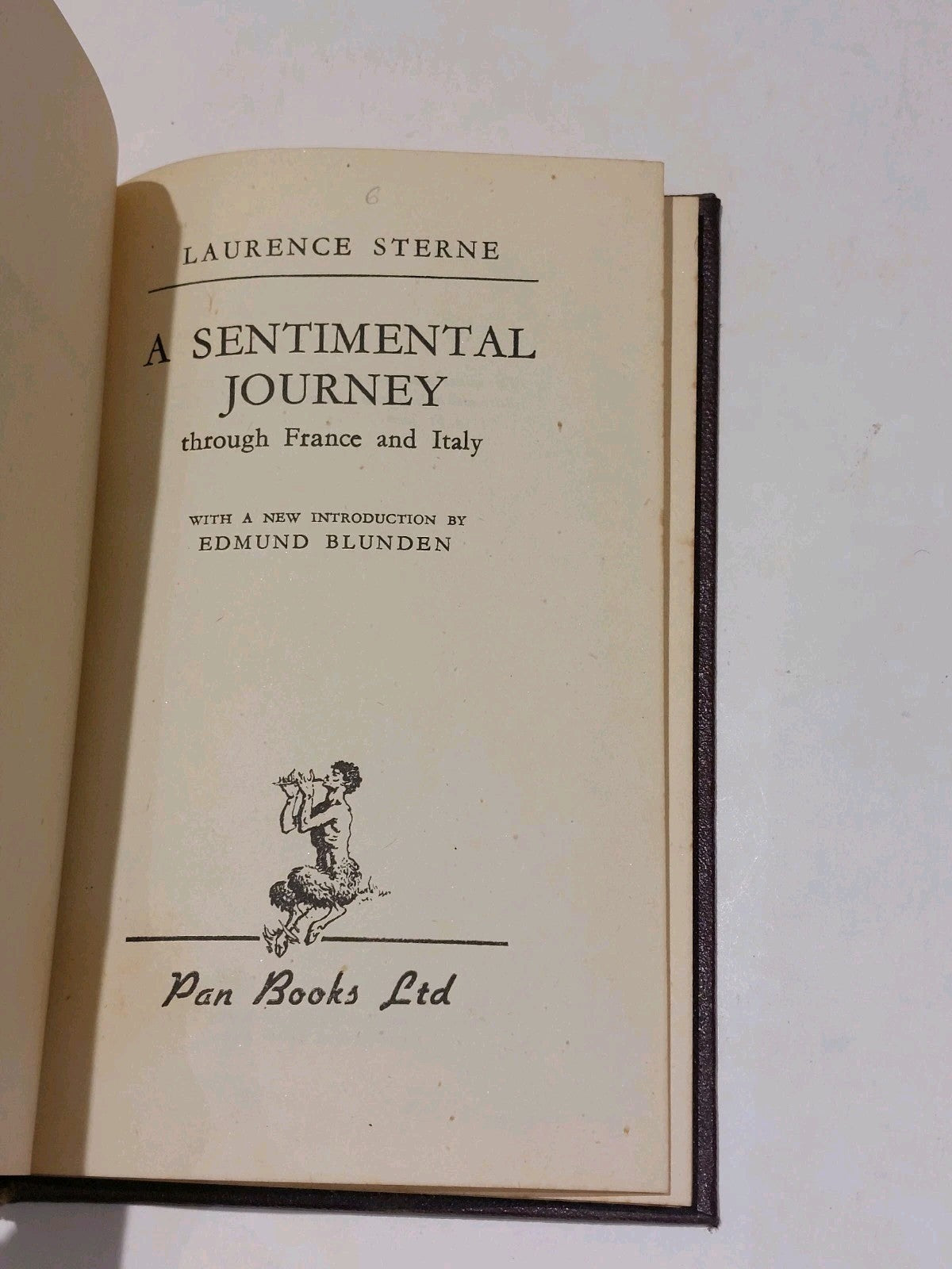 A Sentimental Journey Through Italy & France By Laurence Sterne (1946) Pan Books2