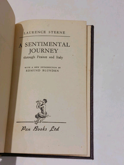 A Sentimental Journey Through Italy & France By Laurence Sterne (1946) Pan Books2
