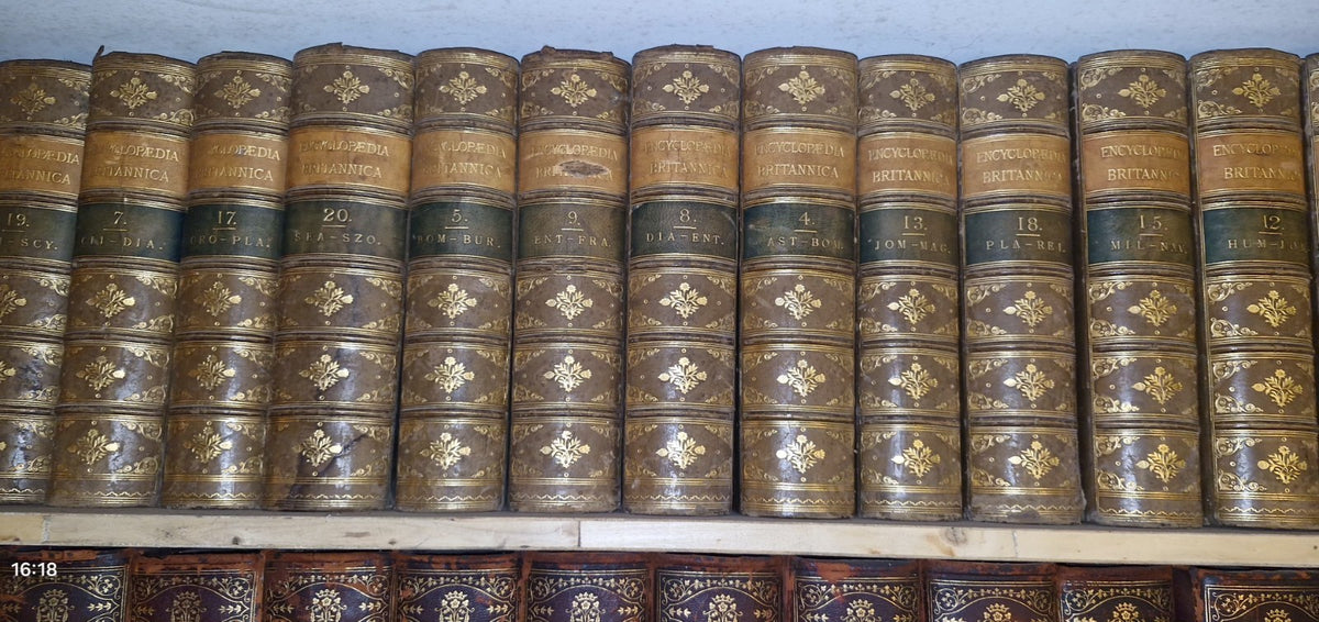 Encyclopedia Britannica full set Eighth Edition 1860 22 Volumes4