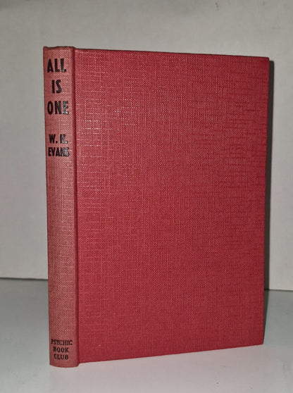 All Is One By W. H. Evans Psychic Book Club0