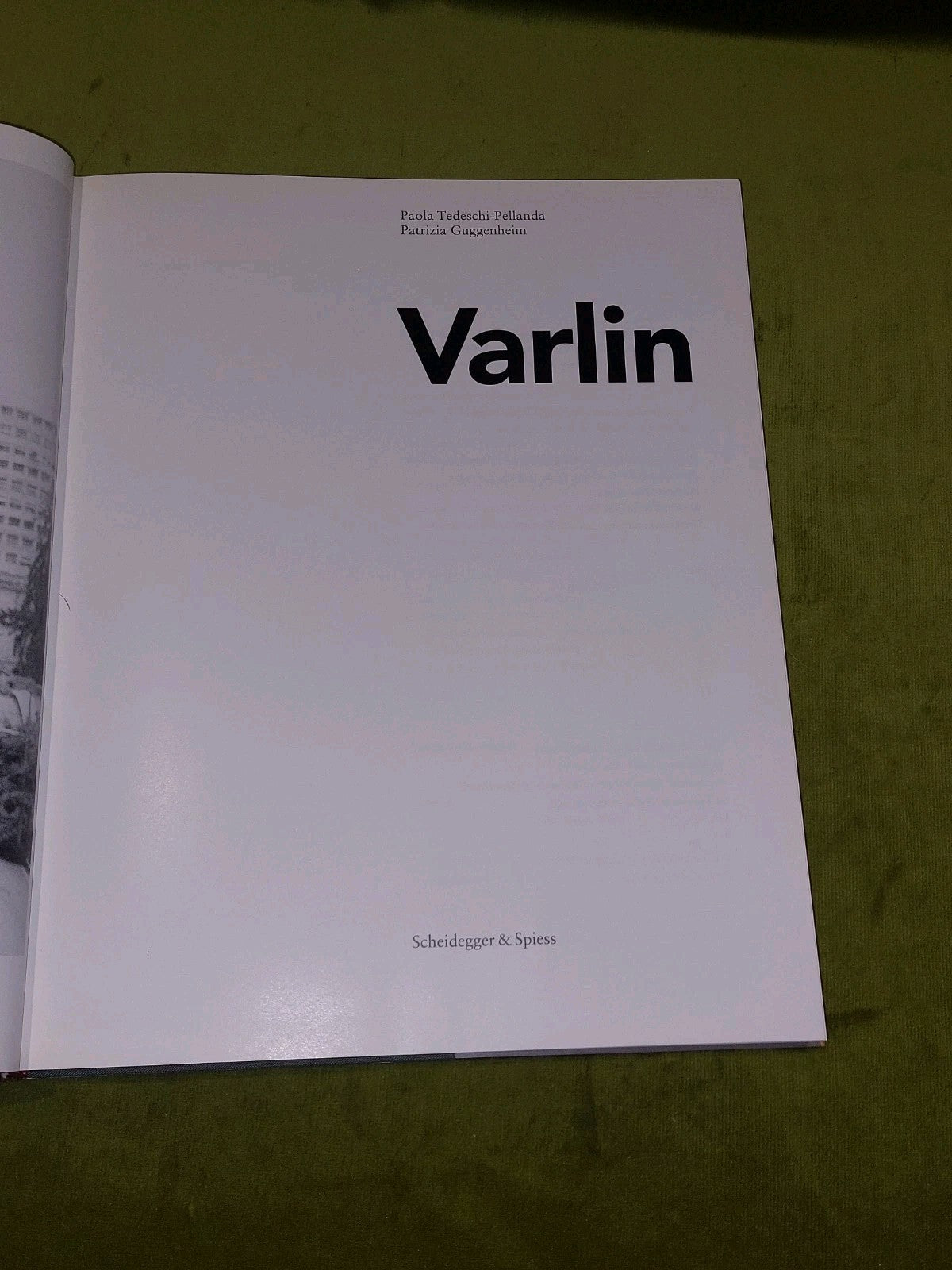 Varlin - Art Book - Tedeschi-pellanda & Guggenheim (2000) German Hb5