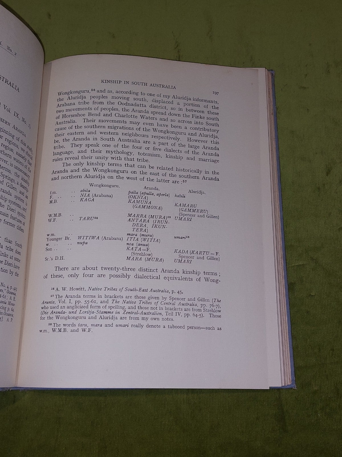 Kinship In South Australia By A P Elkin (1940) Australian Medical Publishing Hb7