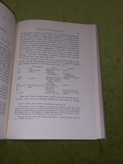 Kinship In South Australia By A P Elkin (1940) Australian Medical Publishing Hb7
