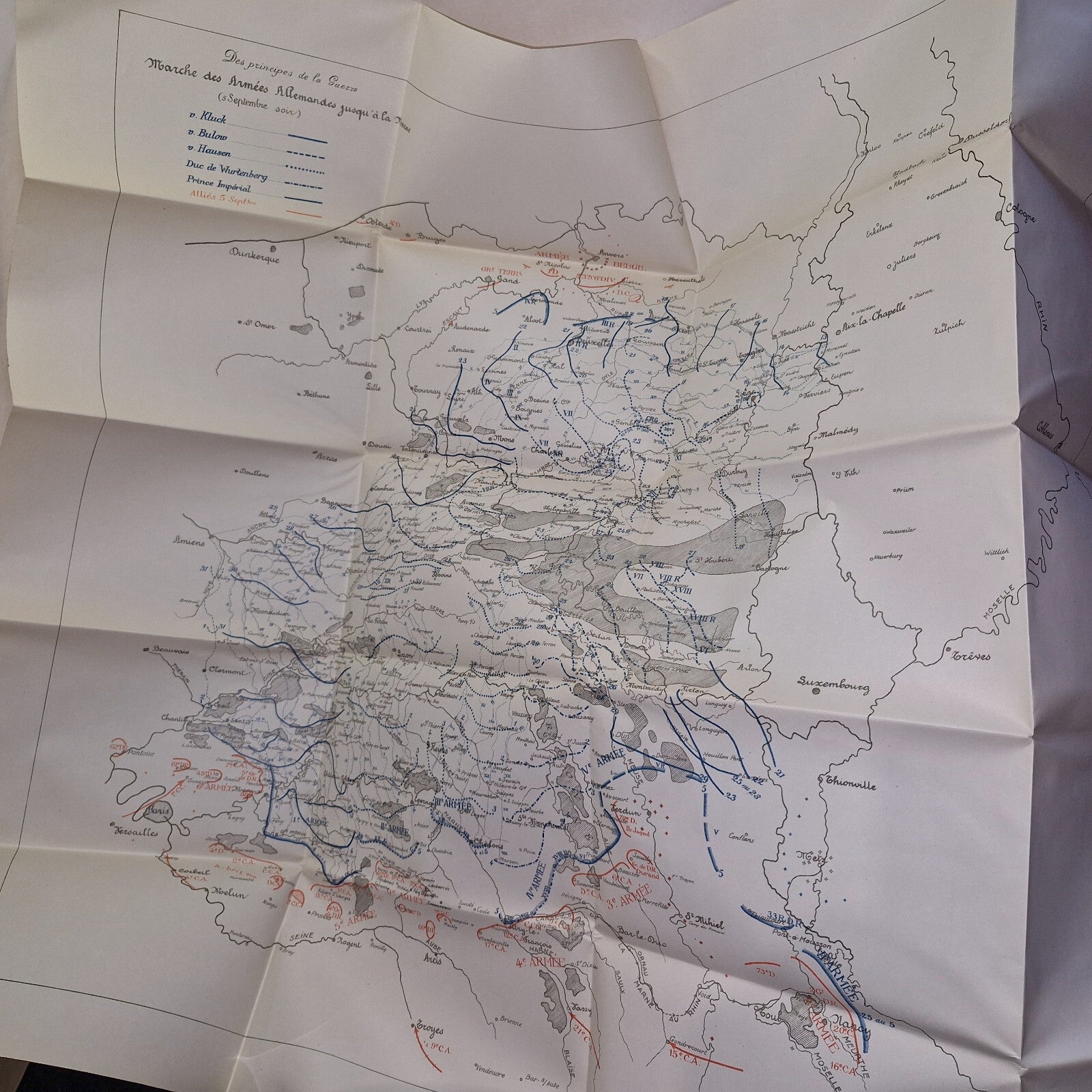 Des Principes De La Guerre à travers les âges. Cartes et Plans Albert Dewit 19268