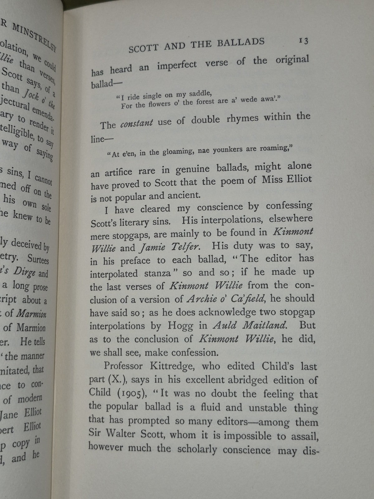 Sir Walter Scott and the Border Minstrelsy By Andrew Lang 19105