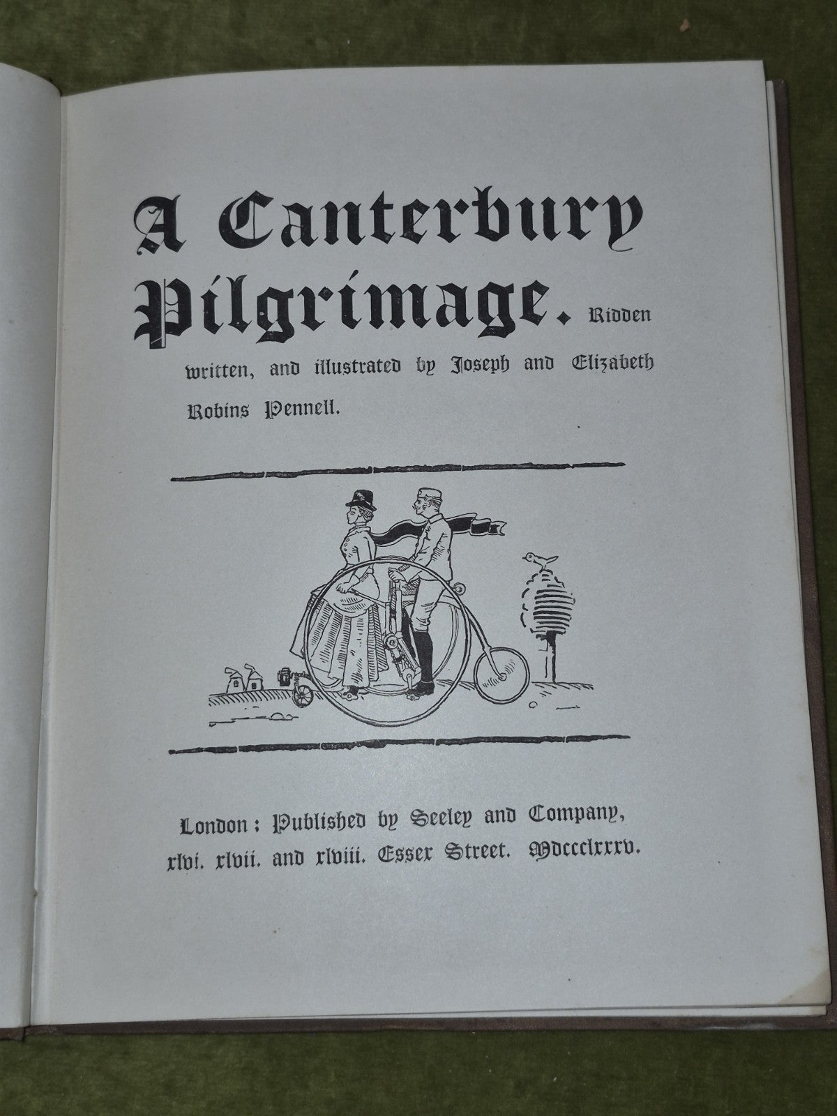 A Canterbury Pilgrimage 1885 Robins Pennell Seeley and Company4